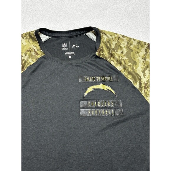 Minnesota Vikings Nike Dri-Fit NFL Salute to Service Shirt Mens Medium Football - Picture 2 of 11